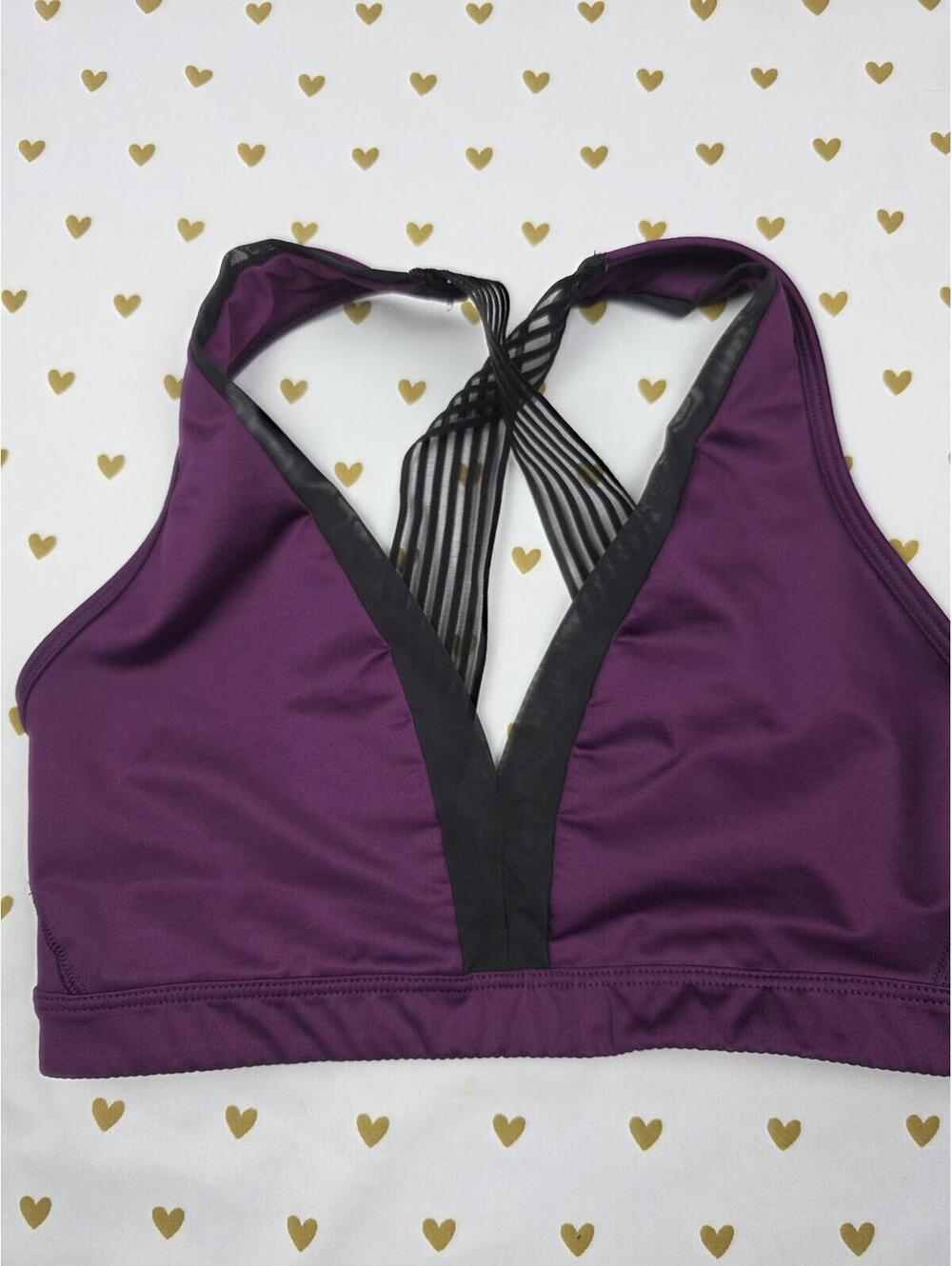 Victorias Secret SPORT Purple Sports Small Bra Bralette Bra Top Tank